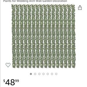 Wedding Fake Eucalyptus Garland pieces x16